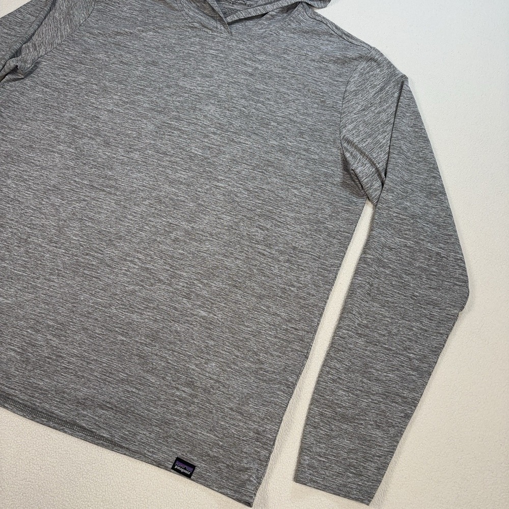 Patagonia Capilene Cool Daily Hoody Men's L Heathered Gray Stretch Lightweight - Picture 5 of 14